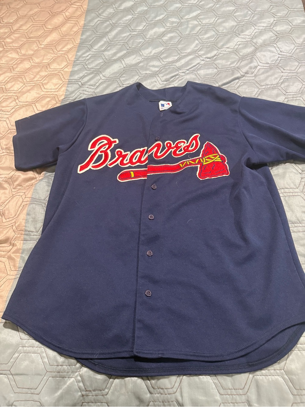 VTG 90’s David Justice Jersey XXL#23 MLB Atlanta Braves Stitched Majestic